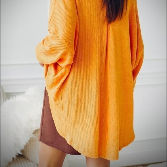 NWT - Urban Outfitters Out From Under Oversized Thermal Henley - Picture 4 of 5